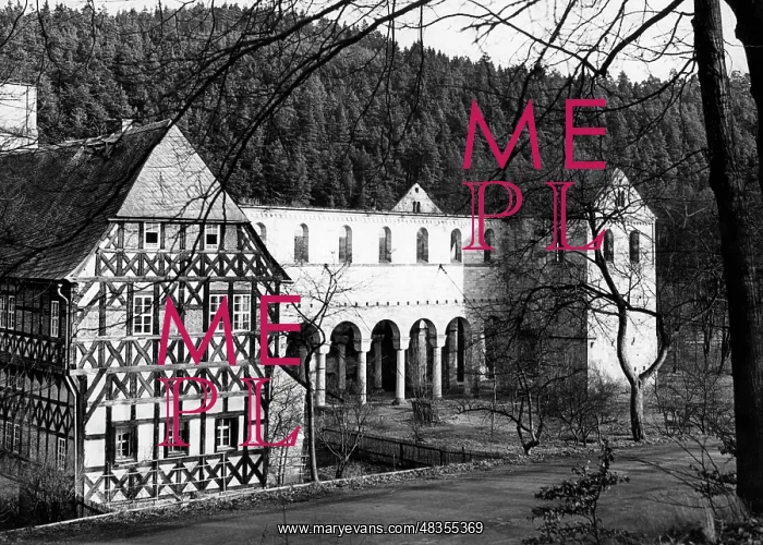 : Monastery ruins in Paulinzella, 1938 : Monastery ruins in Paulinzella, 1938