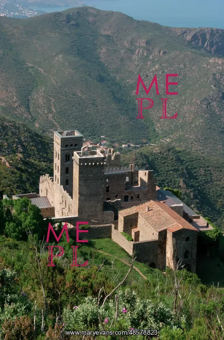 : Monastery of Sant Pere de Roda. Catalonia. Spain : Monastery of Sant Pere de Roda. Catalonia. Spain