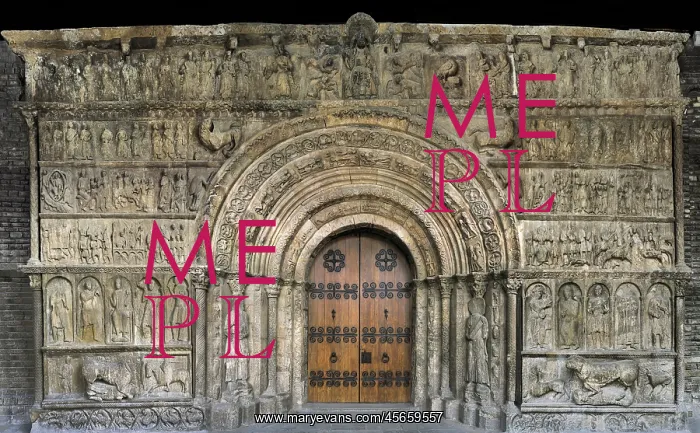 : Monastery of Santa Maria de Ripoll. SPAIN. Ripoll : Monastery of Santa Maria de Ripoll. SPAIN. Ripoll