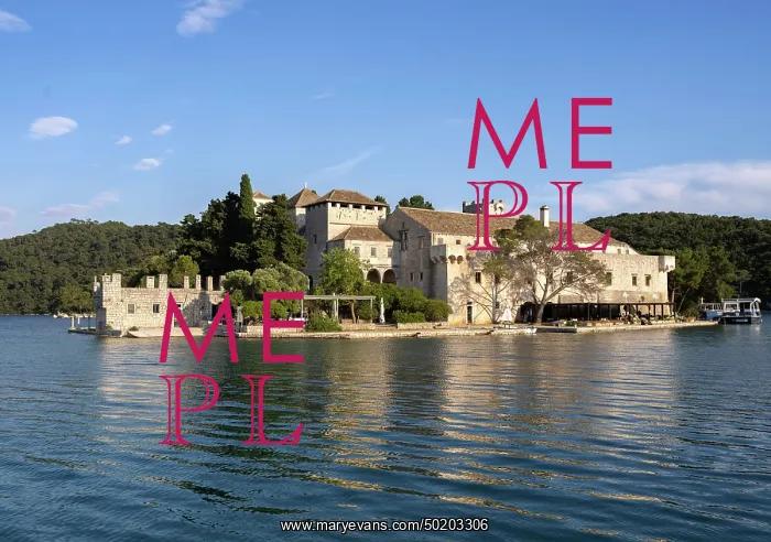 : Monastery, St Mary's Island, Mljet, Dalmatia, Croatia : Monastery, St Mary's Island, Mljet, Dalmatia, Croatia