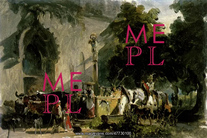 : At the Monastery's Well in Salzburg : At the Monastery's Well in Salzburg