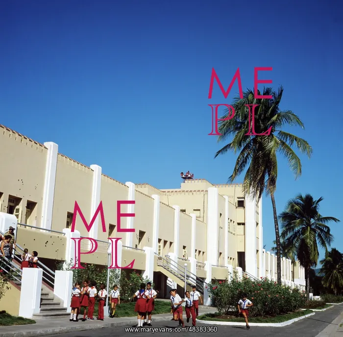 : Moncada Barracks in Cuba, 1986 : Moncada Barracks in Cuba, 1986