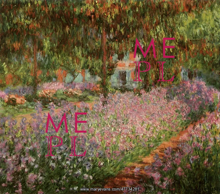 : Monet's Garden at Giverny, by Monet : Monet's Garden at Giverny, by Monet