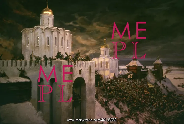 : Mongol attack on Vladimir, Russia : Mongol attack on Vladimir, Russia