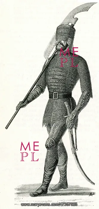 : MONGOL WARRIOR IN ARMOUR : MONGOL WARRIOR IN ARMOUR
