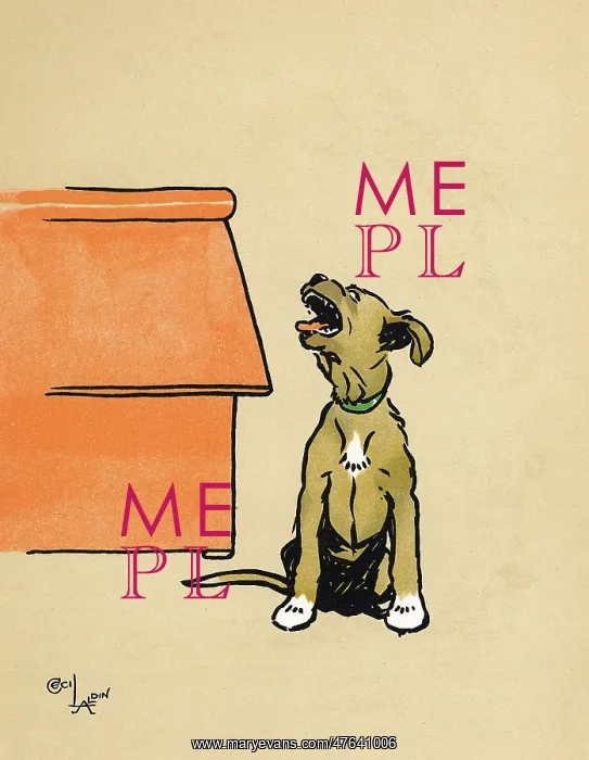 : Mongrel puppy howling in the night : Mongrel puppy howling in the night