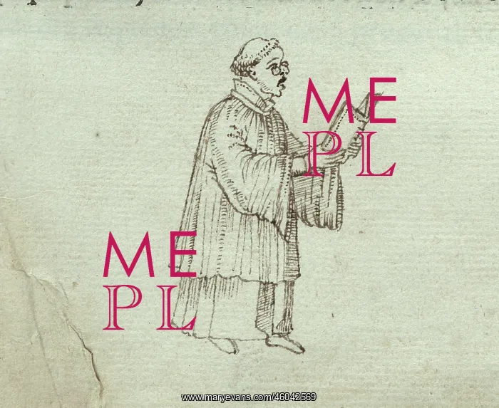 : Monk or Priest singing : Monk or Priest singing