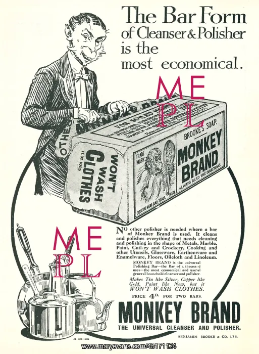 : Monkey Brand Advertisement : Monkey Brand Advertisement