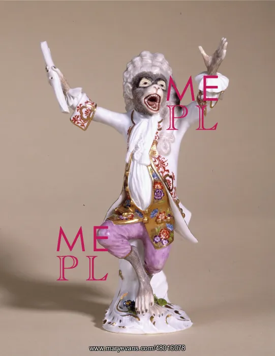 : Monkey conducting an orchestra : Monkey conducting an orchestra