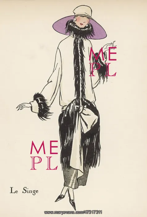 : MONKEY FUR COAT 1922 : MONKEY FUR COAT 1922