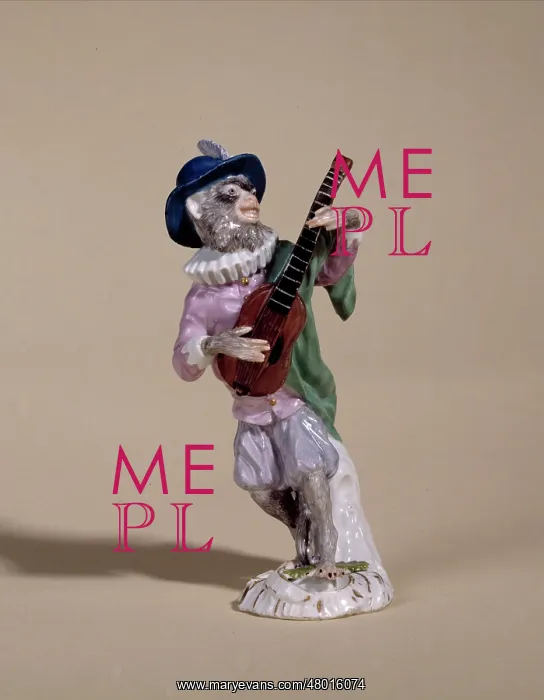 : Monkey playing the guitar : Monkey playing the guitar