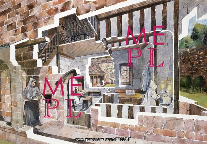 : Monk's cell, Mount Grace Priory : Monk's cell, Mount Grace Priory
