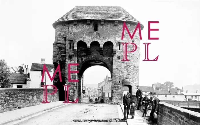  : Monmouth, the Bridge over the Monnow 1891