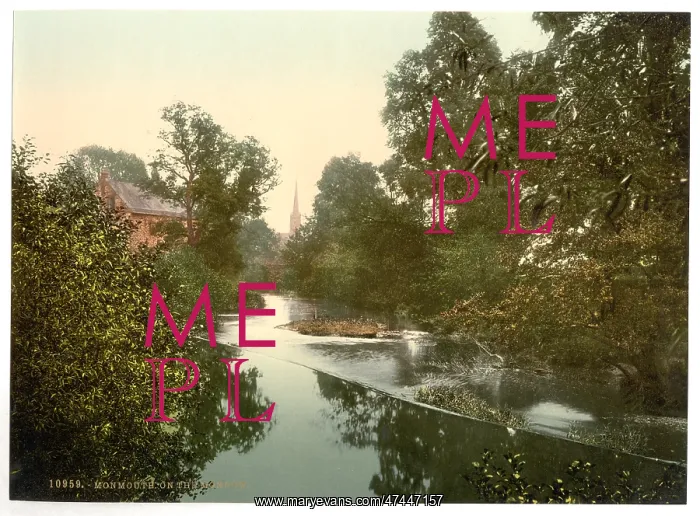 : On the Monnow, Monmouth, England : On the Monnow, Monmouth, England