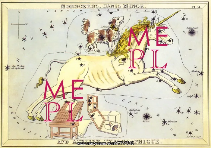 : Monoceros, Canis Minor, Atelier Typographique : Monoceros, Canis Minor, Atelier Typographique