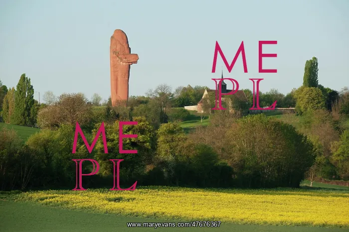 : Monolith overlooking the Gond marshes - Battle of Marne : Monolith overlooking the Gond marshes - Battle of Marne