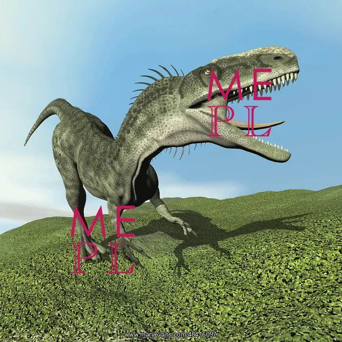 : Monolophosaurus dinosaur : Monolophosaurus dinosaur