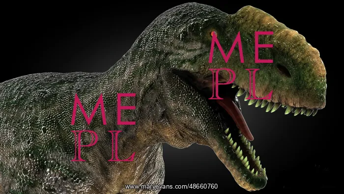 : Monolophosaurus dinosaur portrait : Monolophosaurus dinosaur portrait