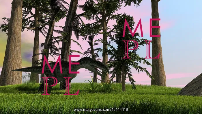  : Monolophosaurus running across a grassy field