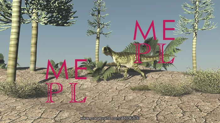 : Monolophosaurus walking across an open desert : Monolophosaurus walking across an open desert