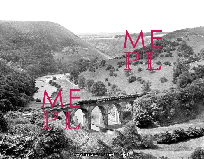  : Monsal Dale, the Viaduct c1955
