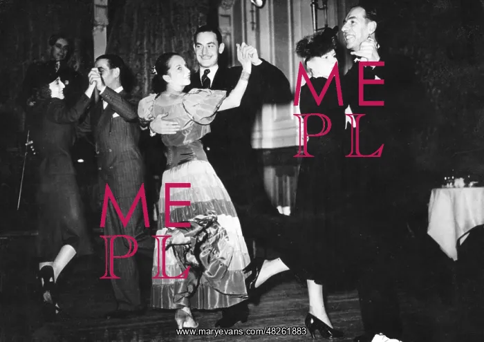 : Monsieur Pierre and Doris Lavelle dancing at : Monsieur Pierre and Doris Lavelle dancing at