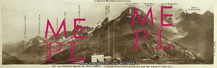 : The Mont Blanc Railway - Panorama : The Mont Blanc Railway - Panorama