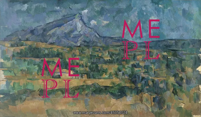 : Mont Sainte-Victoire, by Paul Cezanne : Mont Sainte-Victoire, by Paul Cezanne