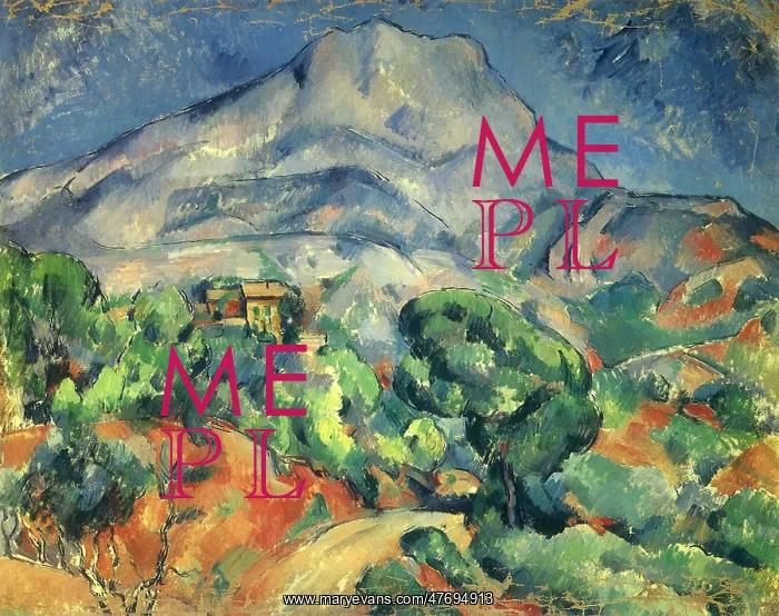  : Mont Sainte-Victoire, by Paul Cezanne