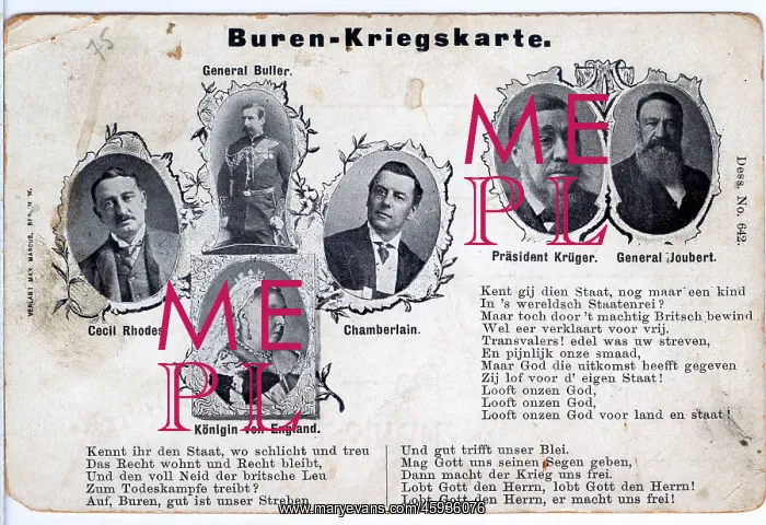 : Montage of British and Boer leaders : Montage of British and Boer leaders