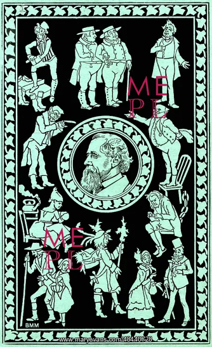 : A montage of Dickensian characters : A montage of Dickensian characters