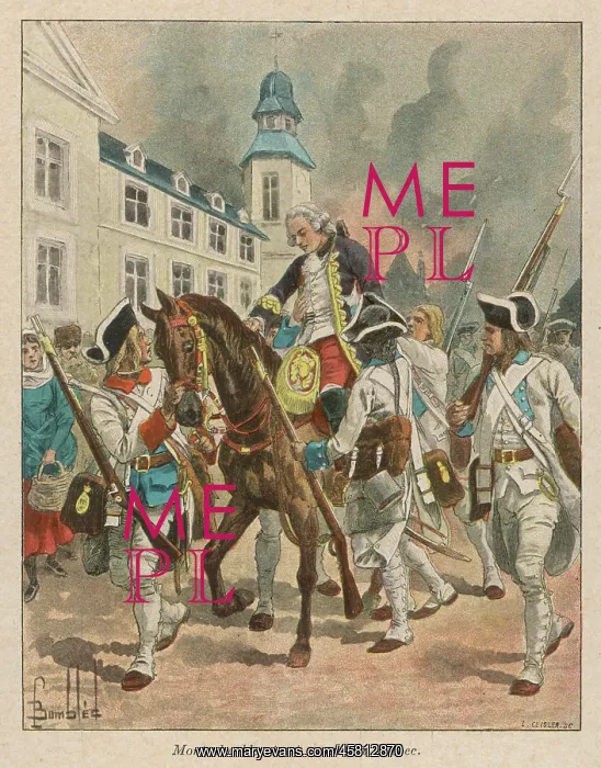 : MONTCALM WOUNDED : MONTCALM WOUNDED