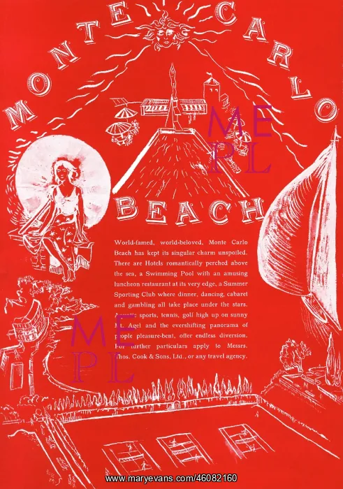 : Monte Carlo Beach advertisement : Monte Carlo Beach advertisement