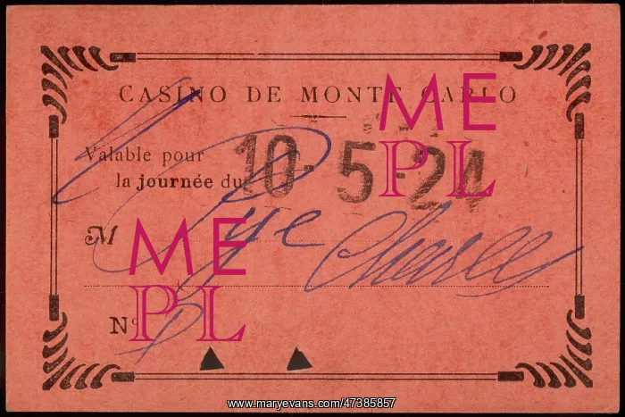  : MONTE CARLO ENTRANCE