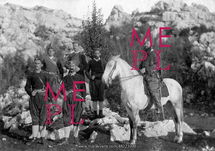 : Montenegrin soldiers, 1899 : Montenegrin soldiers, 1899