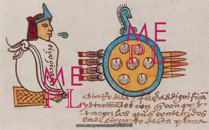 : Montezuma II in the Codex Mendoza : Montezuma II in the Codex Mendoza