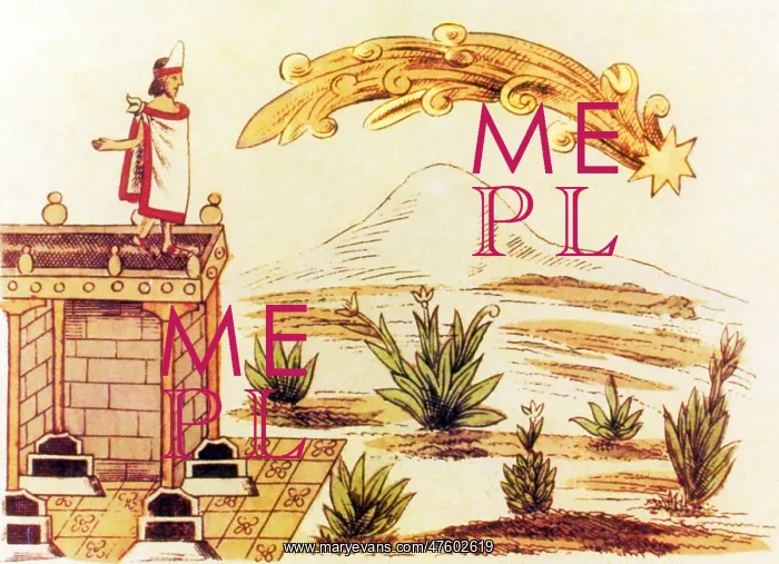 : Montezuma II Watching Comet, 1519 : Montezuma II Watching Comet, 1519