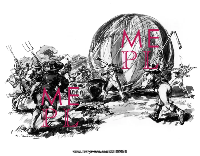 : MONTGOLFIER CARTOON : MONTGOLFIER CARTOON