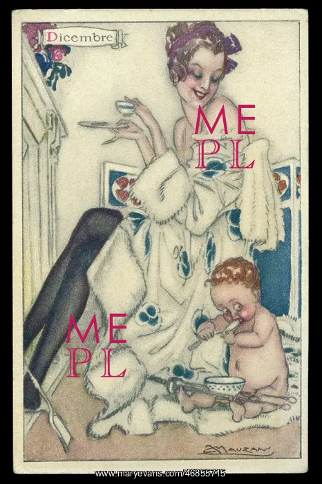 : Month Postcard -- Dicembre (December) : Month Postcard -- Dicembre (December)