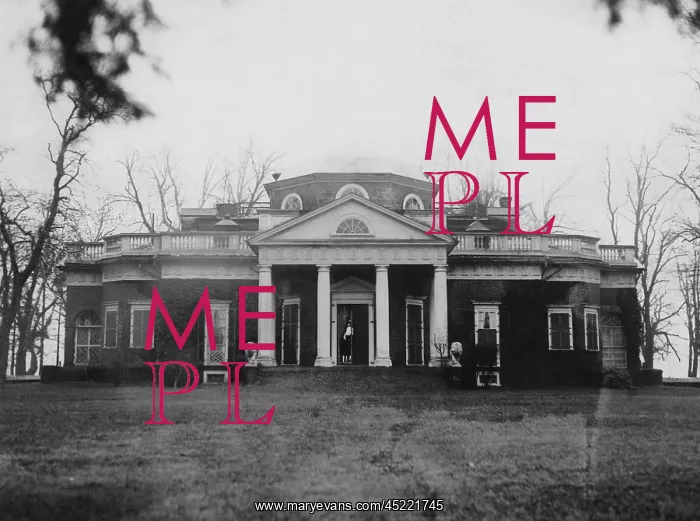 : Monticello, home of Thomas Jefferson, ca. ? : Monticello, home of Thomas Jefferson, ca. ?