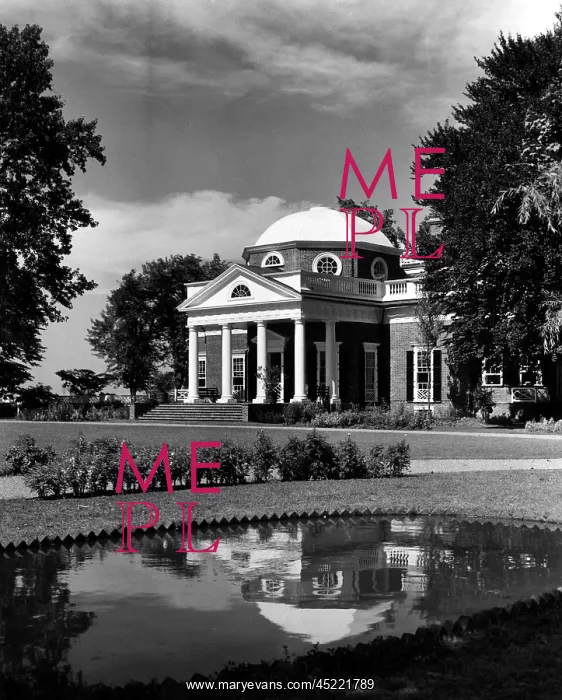 : Monticello, home of Thomas Jefferson, ca. ? : Monticello, home of Thomas Jefferson, ca. ?