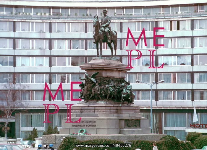 : Monument to Alexander II of Russia in Sofia, 1996 : Monument to Alexander II of Russia in Sofia, 1996
