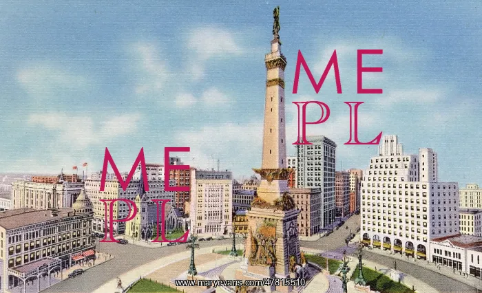  : Monument Circle, Indianapolis, Indiana, USA