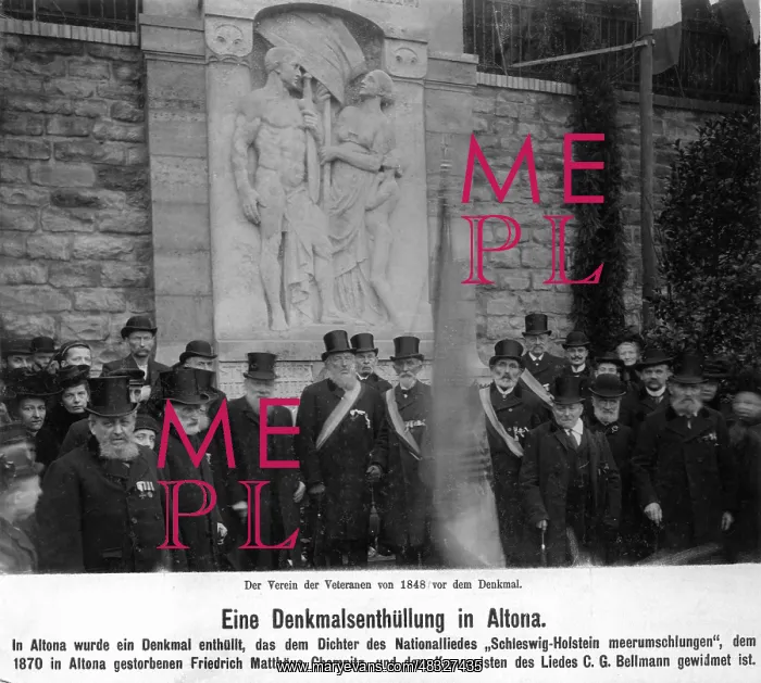 : Monument dedication in Hamburg, 1909 : Monument dedication in Hamburg, 1909