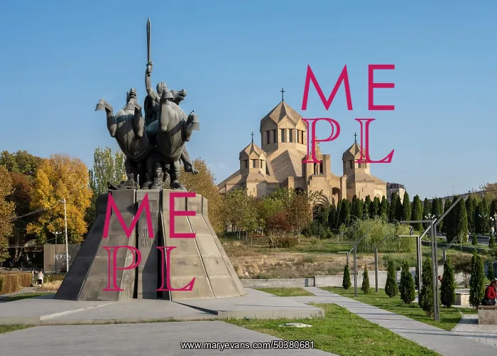 : Monument to General Andranik, Yerevan, Armenia : Monument to General Andranik, Yerevan, Armenia