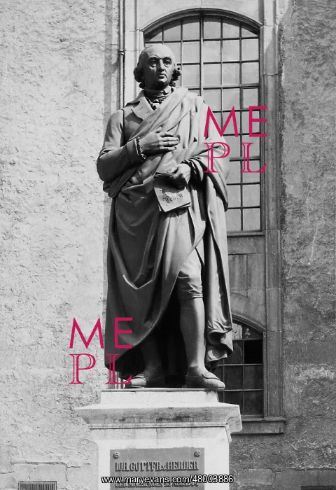 : Monument of Johann Gottfried Herder in Weimar, 1899 : Monument of Johann Gottfried Herder in Weimar, 1899