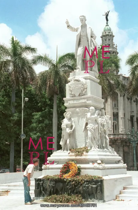 : Monument to Jose Marti in Havana, 1995 : Monument to Jose Marti in Havana, 1995