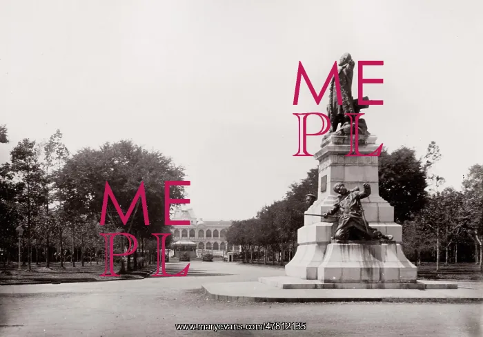 : Monument of Leon Gambetta, Saigon, Vietnam : Monument of Leon Gambetta, Saigon, Vietnam