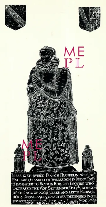 : Monumental Brass Rubbing, Frances Franklin : Monumental Brass Rubbing, Frances Franklin