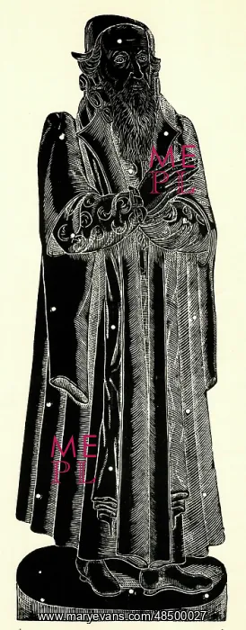 : Monumental brass rubbing, male figure : Monumental brass rubbing, male figure